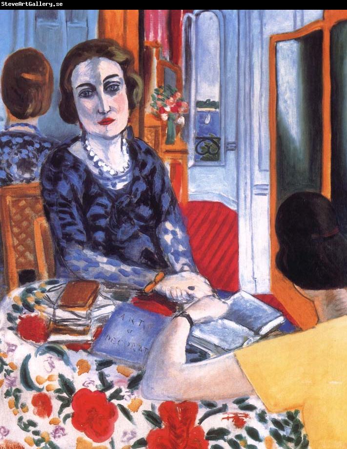 Henri Matisse Baroness portrait